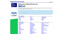 Desktop Screenshot of printer-drivers.com